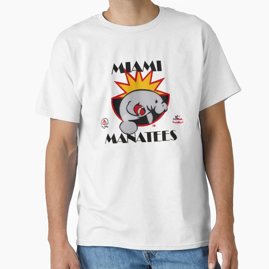 Miami Manatees T-Shirt - Fun Novelty Design for Adults - T-Shirt, Sweatshirt, Hoodie