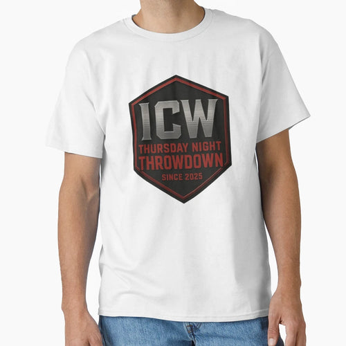 Icw Thursday Night Throwdown T-Shirt - Casual Everyday Wear for Adults - T-Shirt, Sweatshirt, Hoodie
