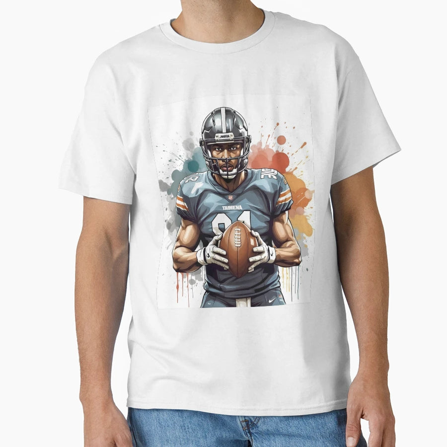 Soccer Player Football Fan College T-Shirt - Graphic Print Men Women - T-Shirt, Sweatshirt, Hoodie