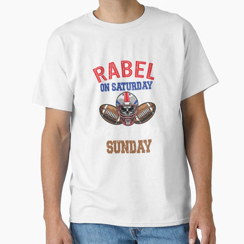 Rebel Saturday Holy Sunday T-Shirt - Fun Novelty Design Men Women - T-Shirt, Sweatshirt, Hoodie