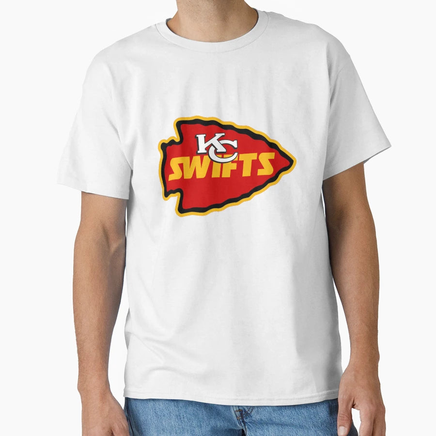 Kc Swifts Taylor Kelce Chiefs T-Shirt - Unique Graphic for Adults - T-Shirt, Sweatshirt, Hoodie