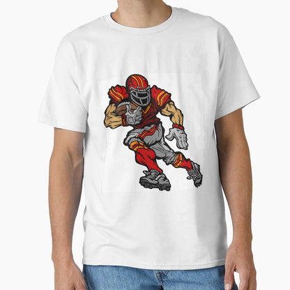 American Football Player T-Shirt - Custom Art Print for Adults - T-Shirt, Sweatshirt, Hoodie