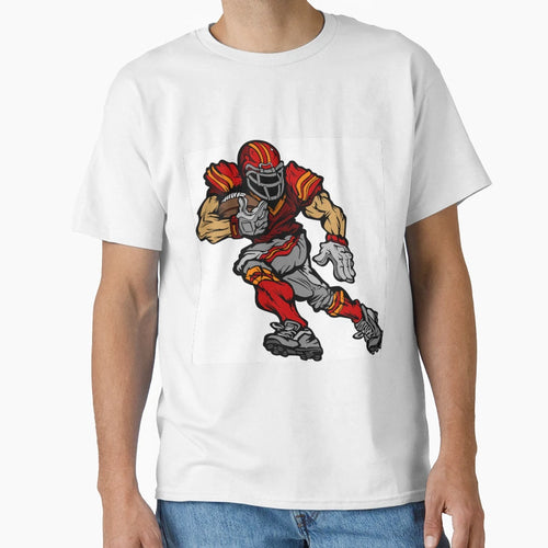 American Football Player T-Shirt - Custom Art Print for Adults - T-Shirt, Sweatshirt, Hoodie