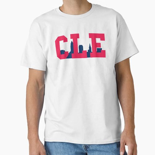 Cle Skyline Baseball T-Shirt - Custom Art Print Men Women - T-Shirt, Sweatshirt, Hoodie