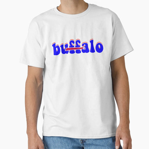 Buffalo Bills Groovy Font T-Shirt - Streetwear Style Men Women - T-Shirt, Sweatshirt, Hoodie