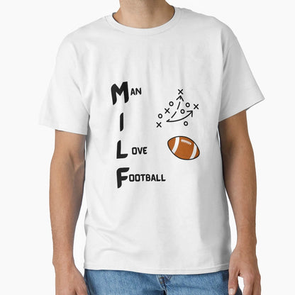 I Love Football T-Shirt - Casual Everyday Wear Unisex - T-Shirt, Sweatshirt, Hoodie