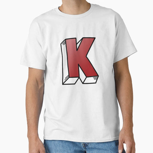 Letter K T-Shirt - Custom Art Print for Adults - T-Shirt, Sweatshirt, Hoodie