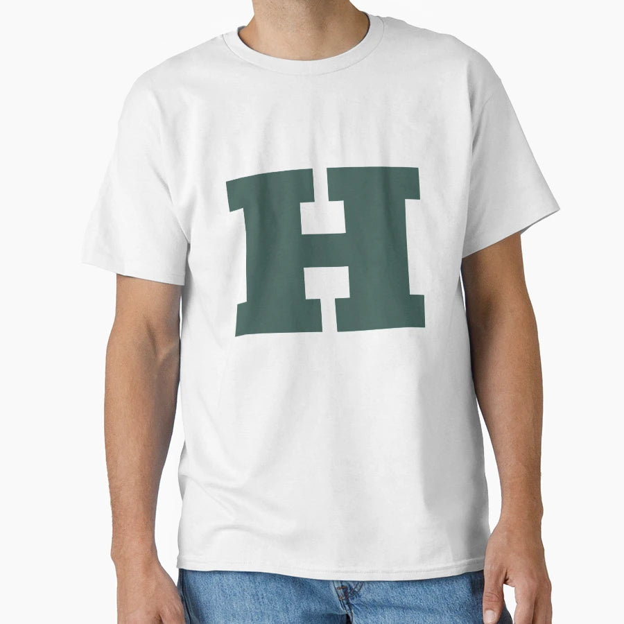 H Slab Serif T-Shirt - Casual Everyday Wear Unisex - T-Shirt, Sweatshirt, Hoodie