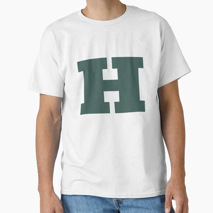 H Slab Serif T-Shirt - Casual Everyday Wear Unisex - T-Shirt, Sweatshirt, Hoodie