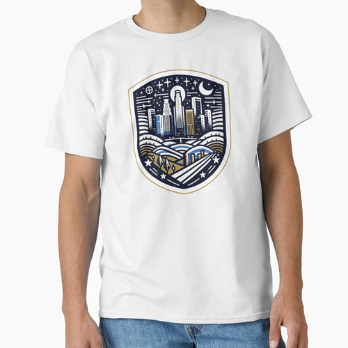 Los Angeles Nightscape T-Shirt - Graphic Print Unisex - T-Shirt, Sweatshirt, Hoodie
