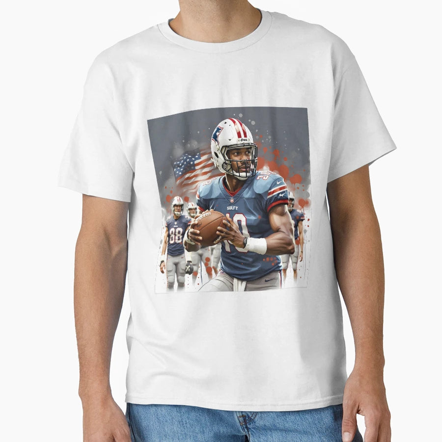 American Football Game Day Soccer T-Shirt - Minimalist Print Unisex - T-Shirt, Sweatshirt, Hoodie