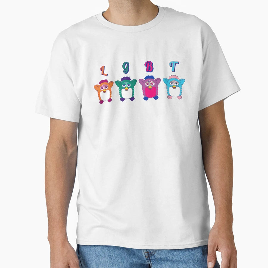 Lgbt Pride Month Furby T-Shirt - Graphic Print for Adults - T-Shirt, Sweatshirt, Hoodie