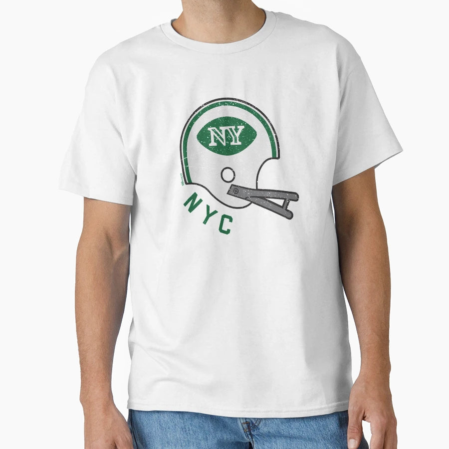 Nyc Damgoodgame Jets Ny Lid T-Shirt - Custom Art Print for Adults - T-Shirt, Sweatshirt, Hoodie