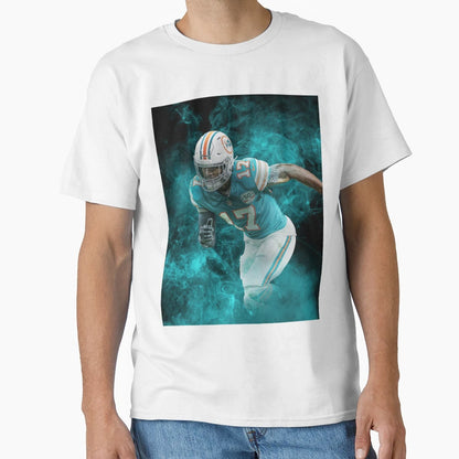Jaylen Waddle Miami Sports Art T-Shirt - Aesthetic Graphic Men Women - T-Shirt, Sweatshirt, Hoodie