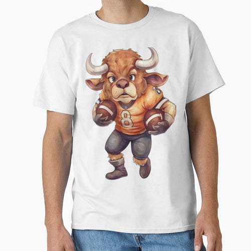 Bull Nfl T-Shirt - Novelty Apparel for Adults - T-Shirt, Sweatshirt, Hoodie
