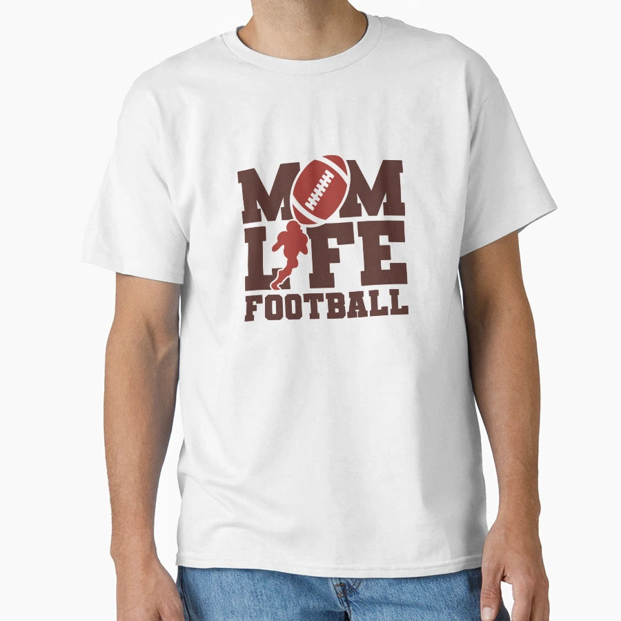 Mom Life Football T-Shirt - Streetwear Style Men Women - T-Shirt, Sweatshirt, Hoodie