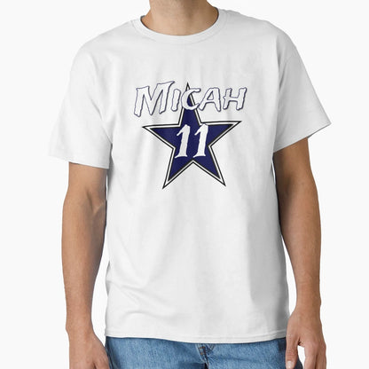 Micah Football Micah 11 Dallas T-Shirt - Casual Everyday Wear Men Women - T-Shirt, Sweatshirt, Hoodie