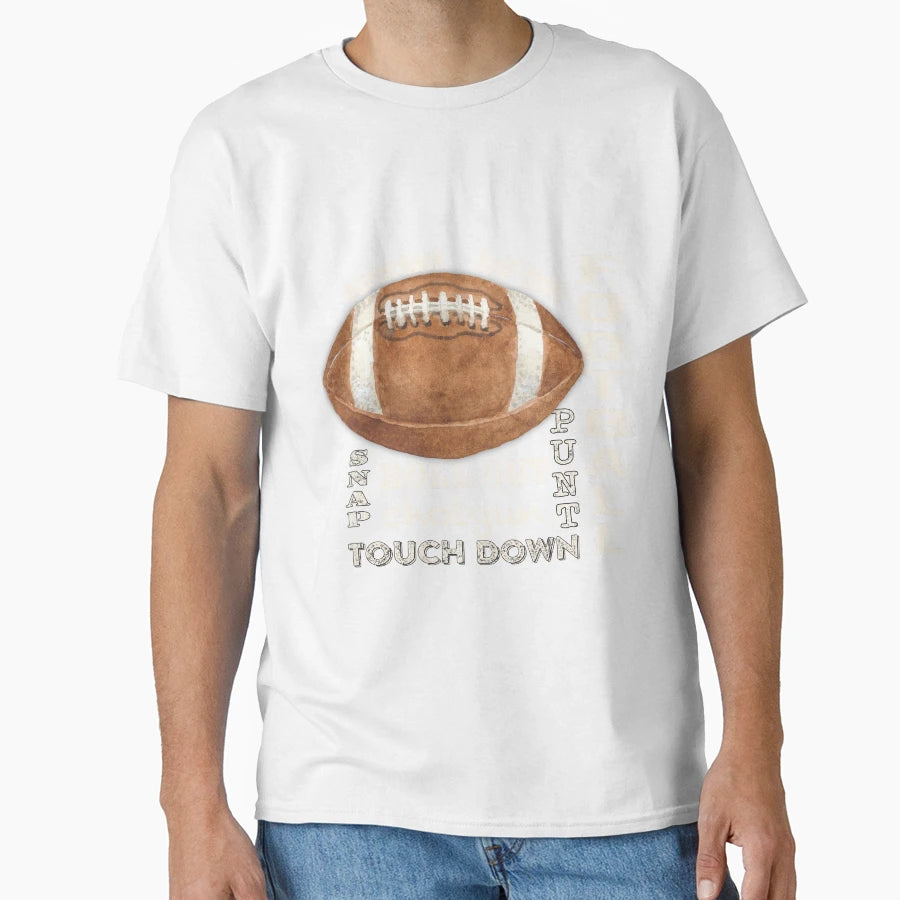 Football Art 2 T-Shirt - Trendy Graphic for Adults - T-Shirt, Sweatshirt, Hoodie