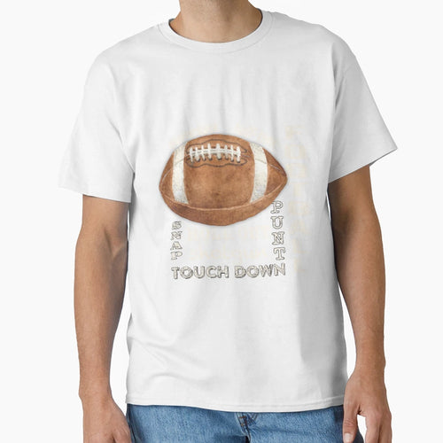 Football Art 2 T-Shirt - Trendy Graphic for Adults - T-Shirt, Sweatshirt, Hoodie