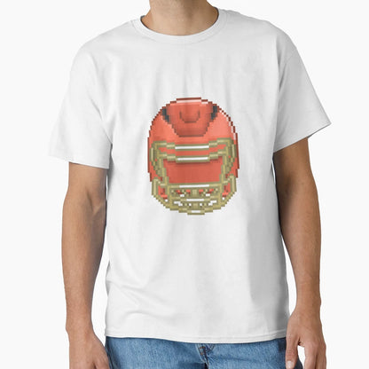 Red Football Helmet 1 T-Shirt - Fun Novelty Design for Adults - T-Shirt, Sweatshirt, Hoodie