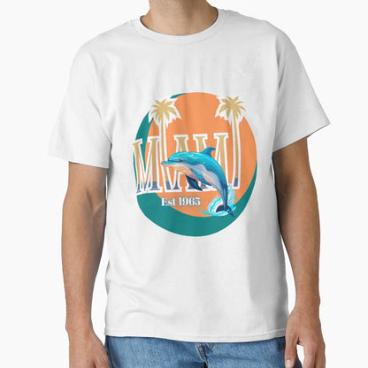 Miami Dolphins Nfl Inspired T-Shirt - Fun Novelty Design for Adults - T-Shirt, Sweatshirt, Hoodie