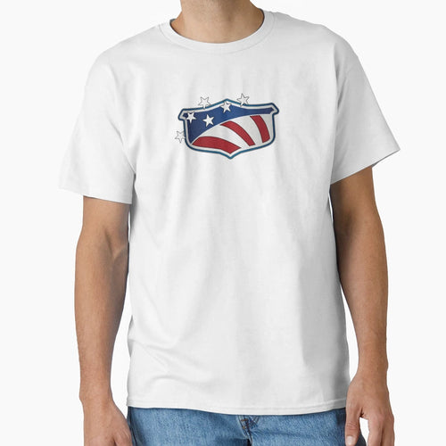 Flag Shield Regular T-Shirt - Graphic Print Unisex - T-Shirt, Sweatshirt, Hoodie