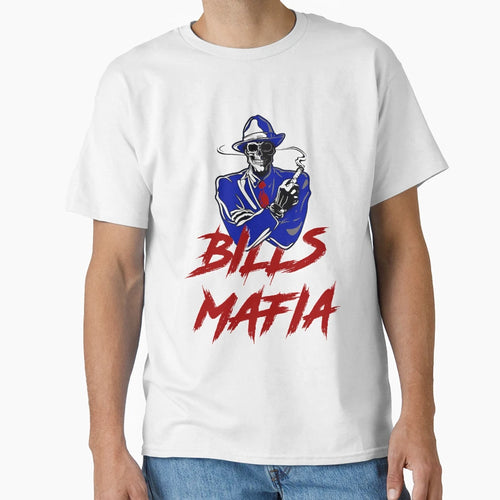 Bills Mafia T-Shirt - Minimalist Print for Adults - T-Shirt, Sweatshirt, Hoodie
