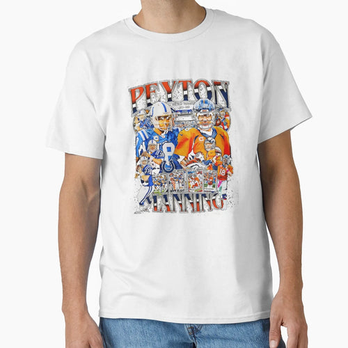 Peyton Manning Bootleg T-Shirt - Graphic Print Unisex - T-Shirt, Sweatshirt, Hoodie