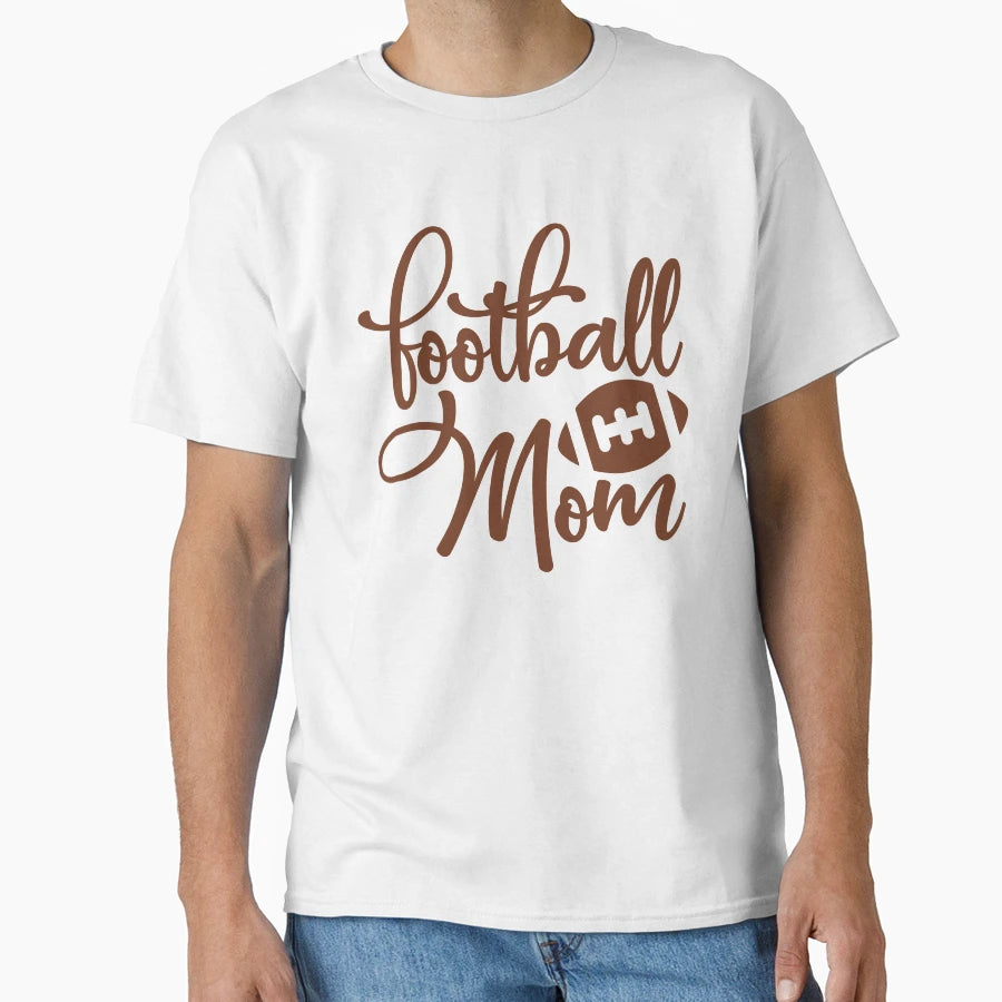 Football Mom T-Shirt - Custom Art Print for Adults - T-Shirt, Sweatshirt, Hoodie