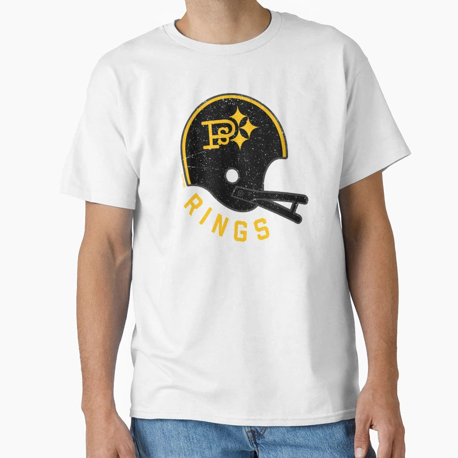 Rings Damgoodgame Steel City Stars T-Shirt - Custom Art Print for Adults - T-Shirt, Sweatshirt, Hoodie