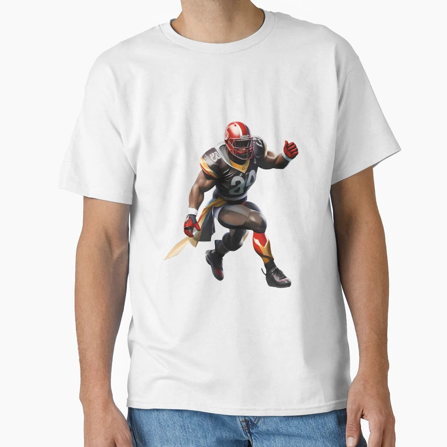 Dynamic Football Player 22 T-Shirt - Casual Everyday Wear Men Women - T-Shirt, Sweatshirt, Hoodie
