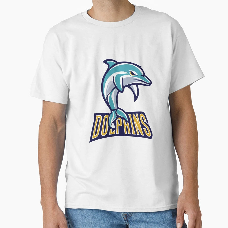 Dolphins Nrl T-Shirt - Custom Art Print Unisex - T-Shirt, Sweatshirt, Hoodie
