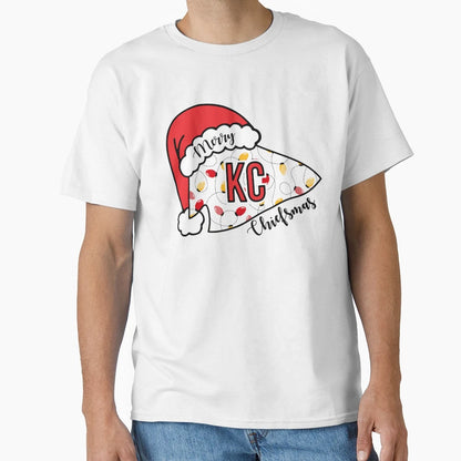 Merry Chiefsmas Kc Arrowhead T-Shirt - Casual Everyday Wear Unisex - T-Shirt, Sweatshirt, Hoodie