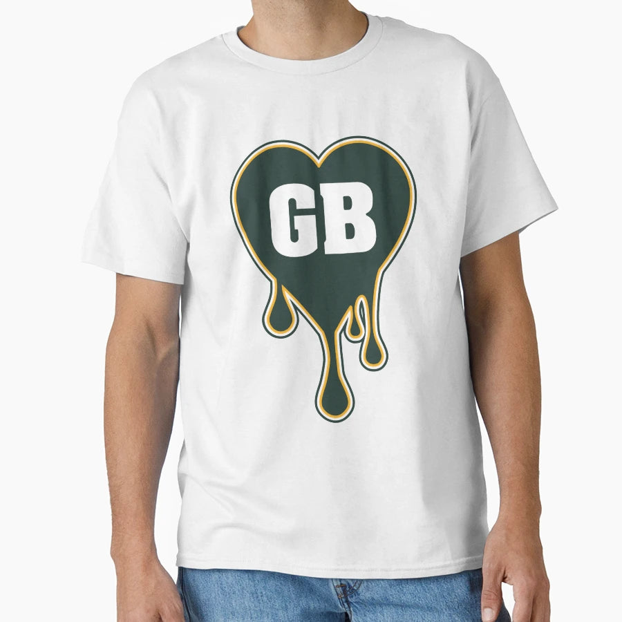 Gb Heart T-Shirt - Novelty Apparel for Adults - T-Shirt, Sweatshirt, Hoodie