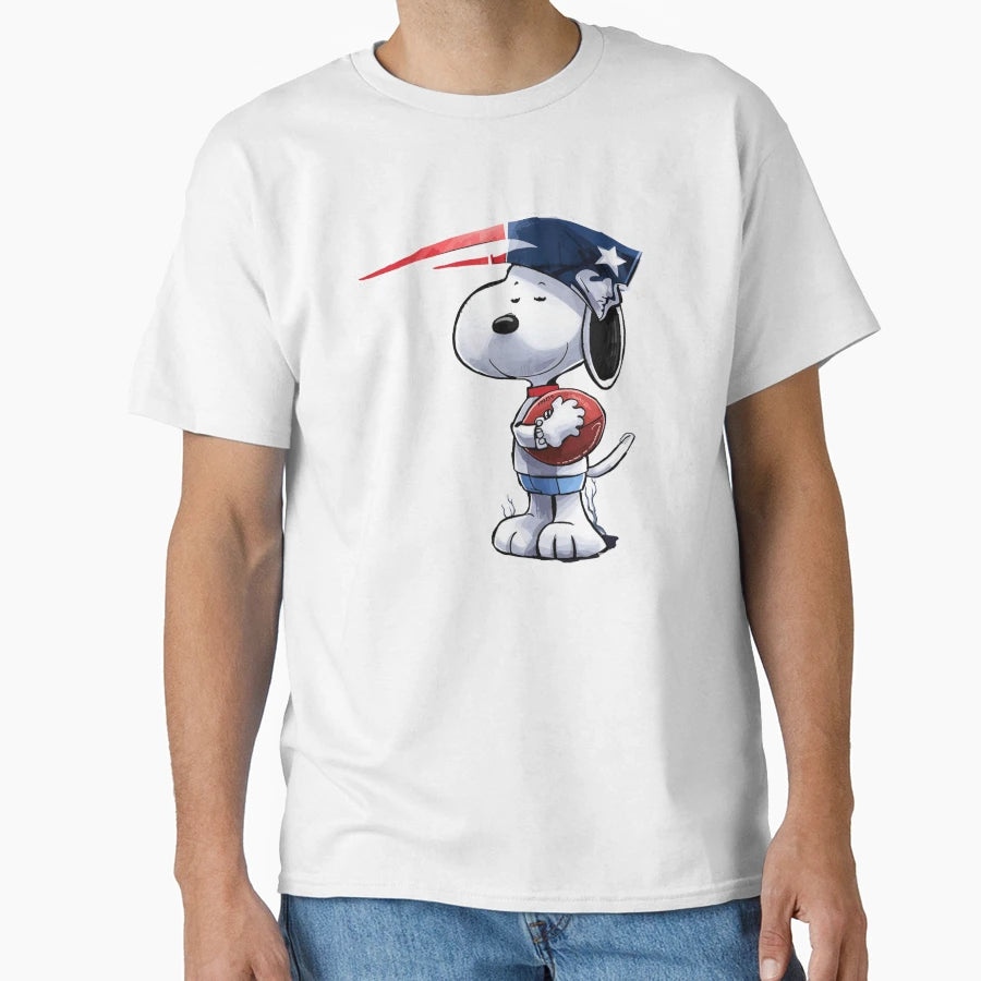 Copy Snoopy New England Patriots Game T-Shirt - Unique Graphic for Adults - T-Shirt, Sweatshirt, Hoodie