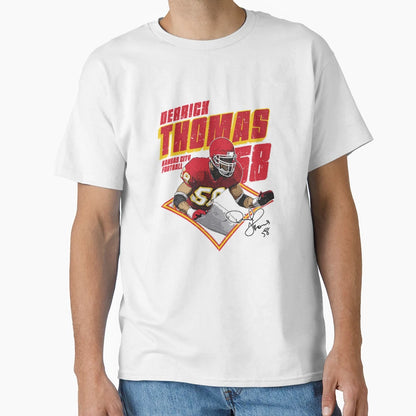 Derrick Thomas Kansas City Diamond T-Shirt - Custom Art Print Unisex - T-Shirt, Sweatshirt, Hoodie