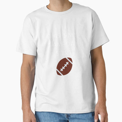 This Is My Game Day T-Shirt - Minimalist Print for Adults - T-Shirt, Sweatshirt, Hoodie