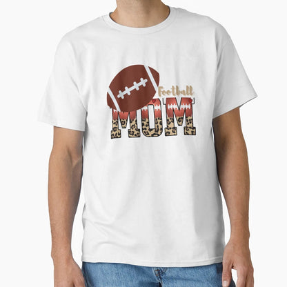 Football Mom Leopard T-Shirt - Trendy Graphic Men Women - T-Shirt, Sweatshirt, Hoodie