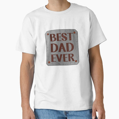 Best Dad Ever Fathers Day Gift Grunge T-Shirt - Graphic Print for Adults - T-Shirt, Sweatshirt, Hoodie