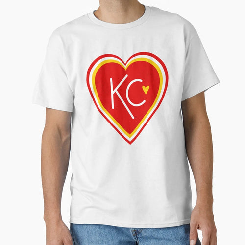 Kc Love Red Yellow T-Shirt - Fun Novelty Design for Adults - T-Shirt, Sweatshirt, Hoodie