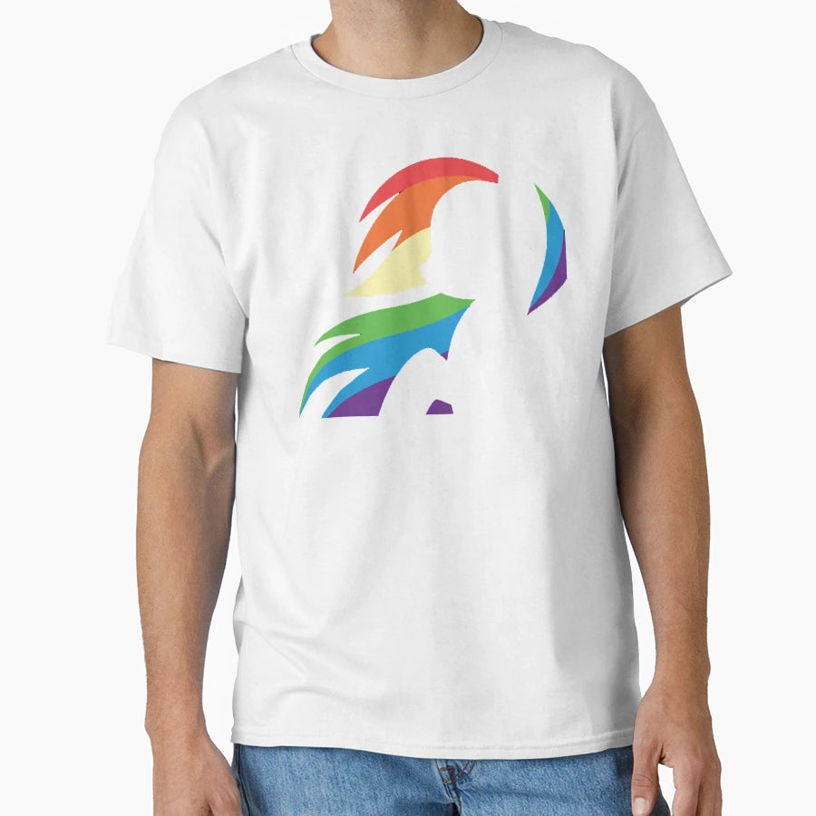 Rainbow Dash T-Shirt - Minimalist Print for Adults - T-Shirt, Sweatshirt, Hoodie