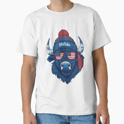 American Buffalo Bills T-Shirt - Graphic Print for Adults - T-Shirt, Sweatshirt, Hoodie