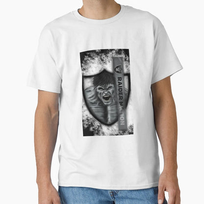 Raiders Smash T-Shirt - Custom Art Print Unisex - T-Shirt, Sweatshirt, Hoodie