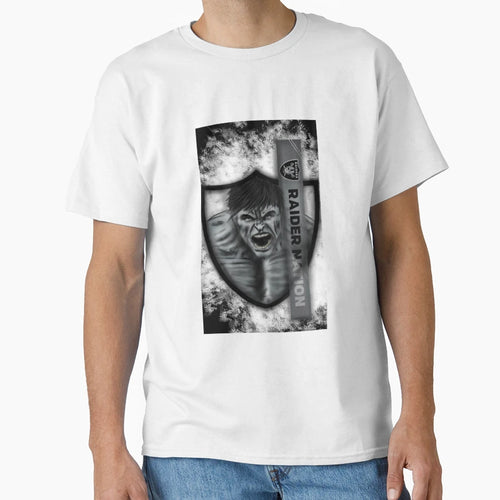 Raiders Smash T-Shirt - Custom Art Print Unisex - T-Shirt, Sweatshirt, Hoodie
