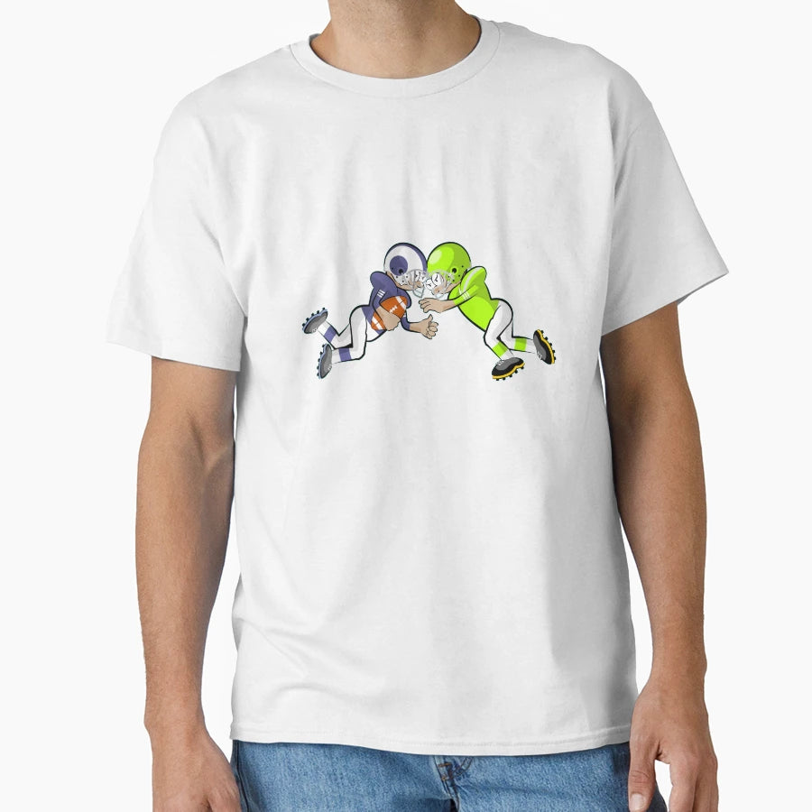 American Football Game Moments T-Shirt - Aesthetic Graphic for Adults - T-Shirt, Sweatshirt, Hoodie