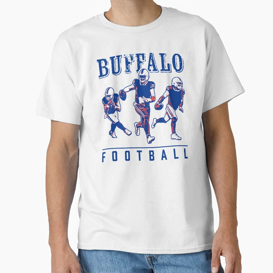 Buffalo Football T-Shirt - Aesthetic Graphic Unisex - T-Shirt, Sweatshirt, Hoodie