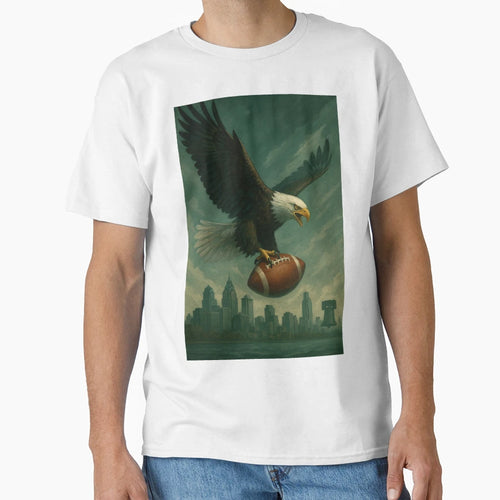 Philadelphia Football V3 T-Shirt - Custom Art Print for Adults - T-Shirt, Sweatshirt, Hoodie