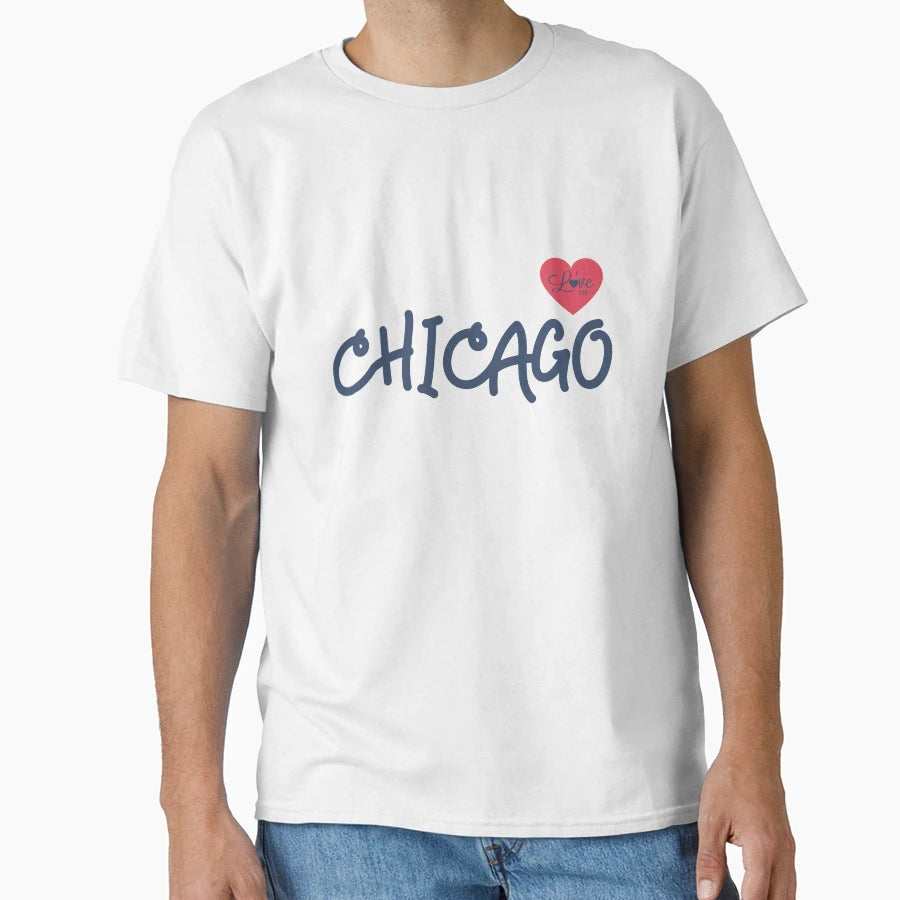 Chicago Love T-Shirt - Graphic Print Men Women - T-Shirt, Sweatshirt, Hoodie