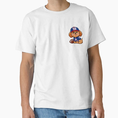 New York Giants Cavoodle T-Shirt - Minimalist Print for Adults - T-Shirt, Sweatshirt, Hoodie