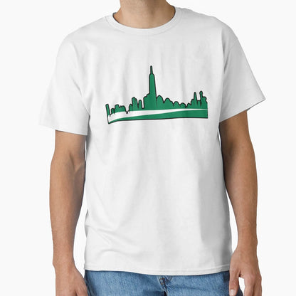 Jets Nyc Skyline T-Shirt - Graphic Print Unisex - T-Shirt, Sweatshirt, Hoodie